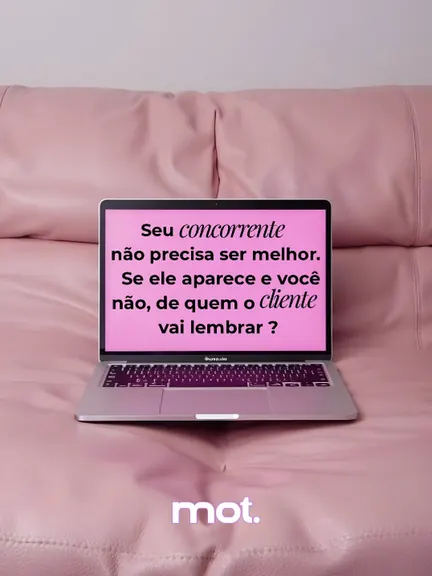 Seu concorrente não precisa ser melhor. Se ele aparece e você não, de quem o cliente vai lembrar?